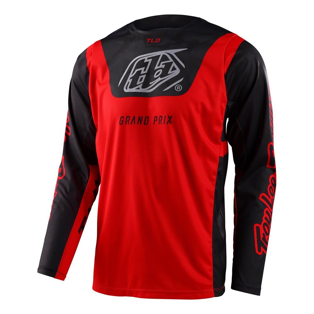 Troy Lee Designs GP Pro Blends Camo Motocross Jersey Red / Black