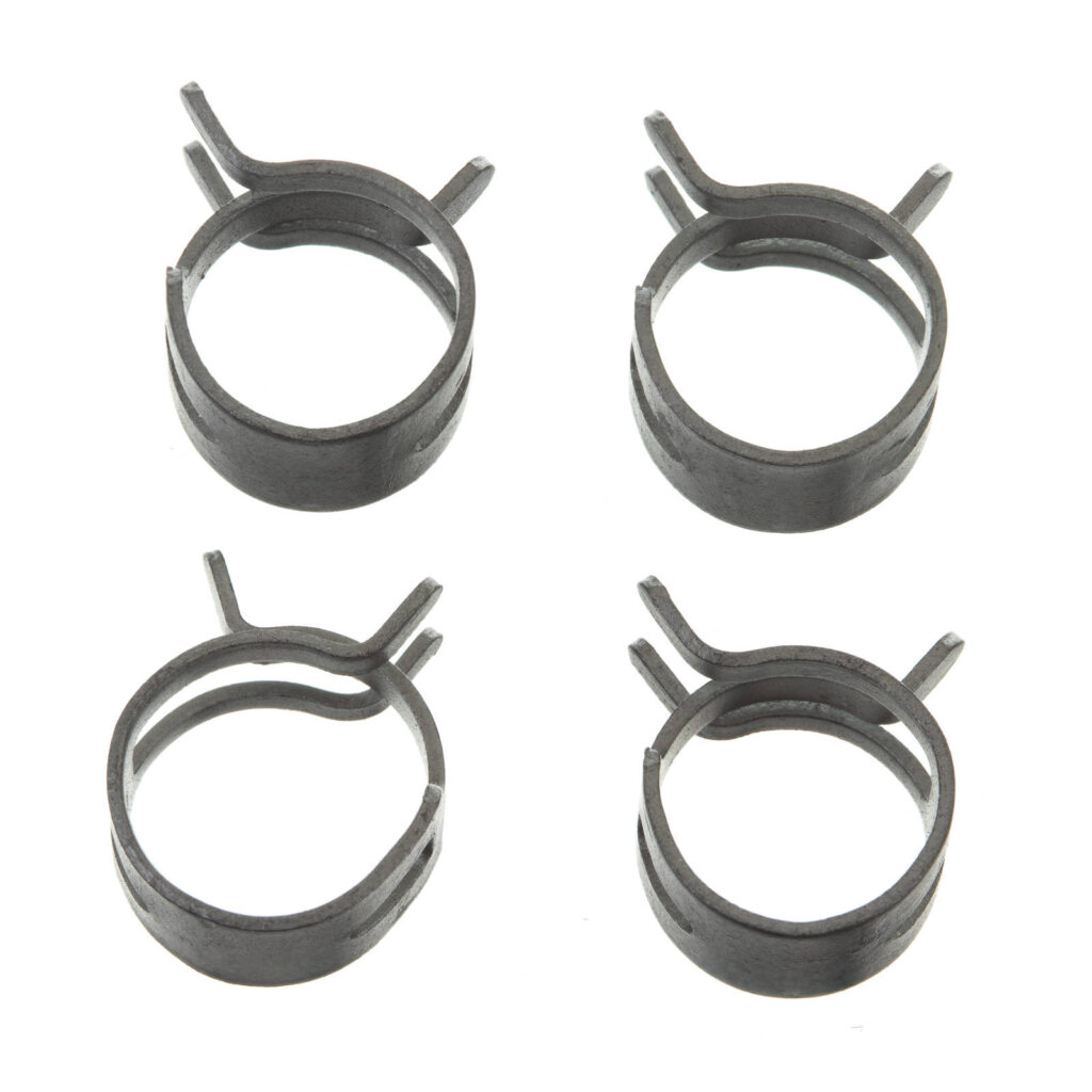All Balls Racing Fuel Hose Clamp Kit - 11mm Band (4 Pack)