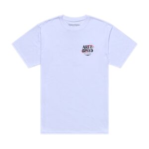 Troy Lee Designs Pink Slip Tee White - Image 1