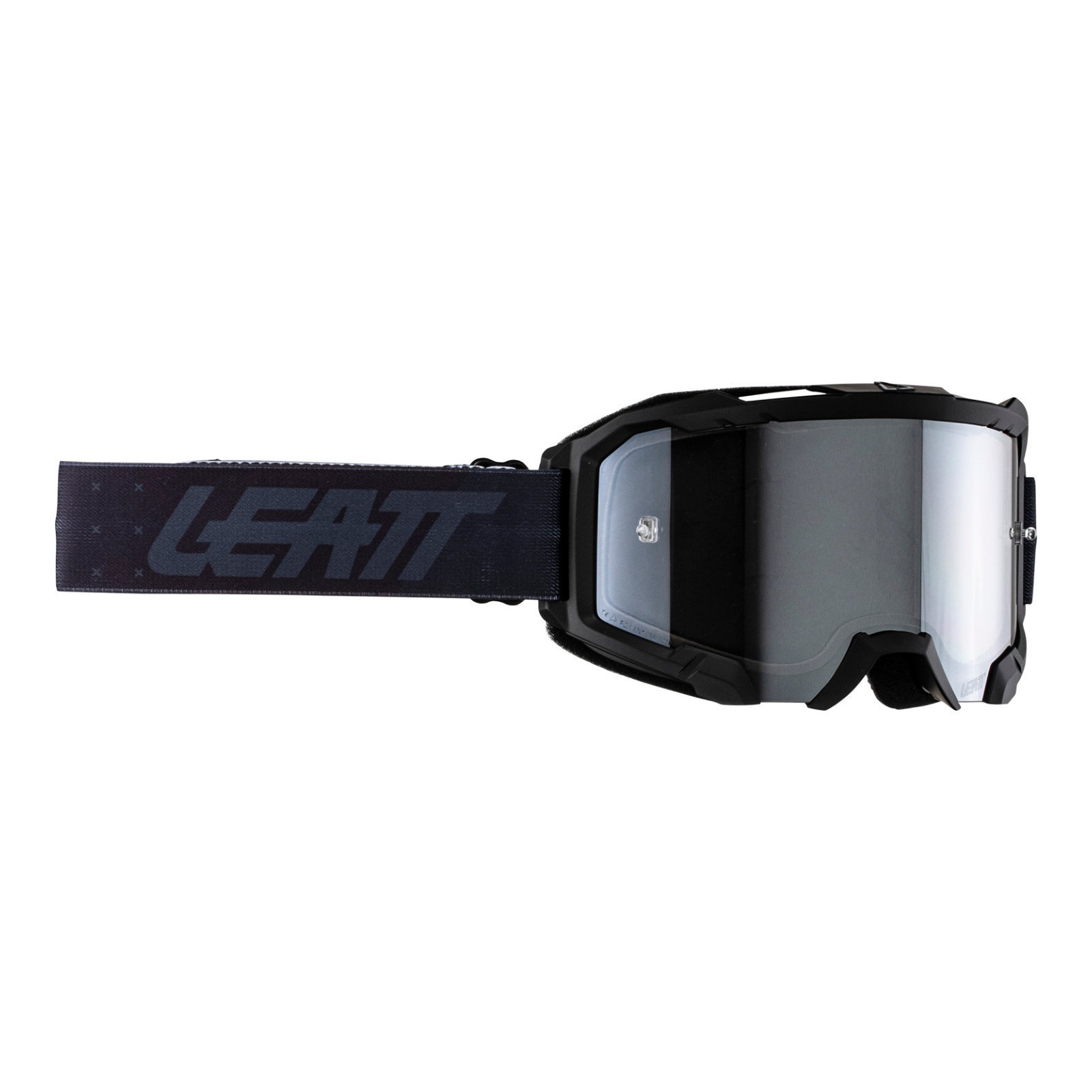 Leatt Velocity 4.5 Motocross Goggles Stealth Silver 50% - Image 1