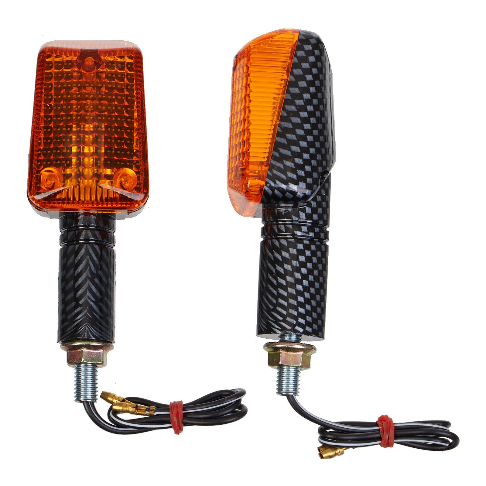 WHITES FLASHER UNI LONG MOUNT CARBON PAIR - Image 1