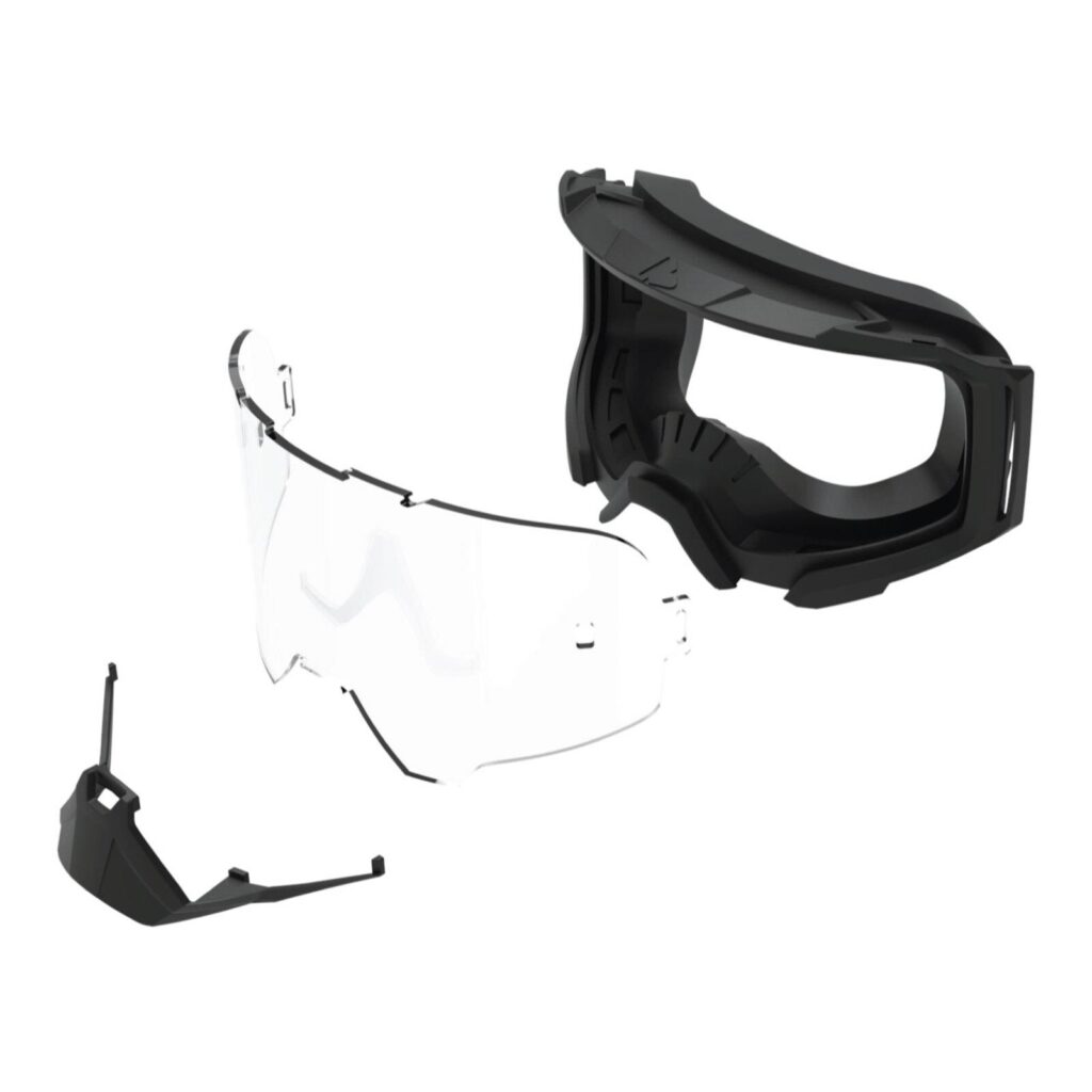 Leatt 4.5 Velocity Motocross Goggle Iriz Black Silver 50 VLT