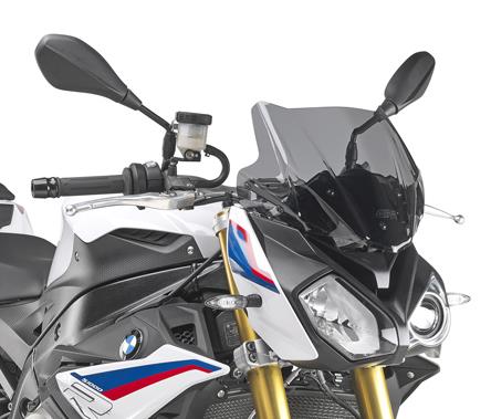 GIVI SCREEN BMW S 1000 R '14-> SMOKED 28x36.5cm (NEEDS A5104A)