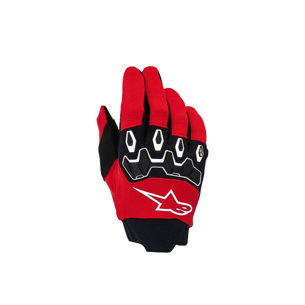 Alpinestars Full Bore Motocross Gloves Youth Bright Red/Black