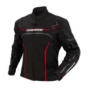 Road Jacket DriRider Origin Black/Red - Image 1