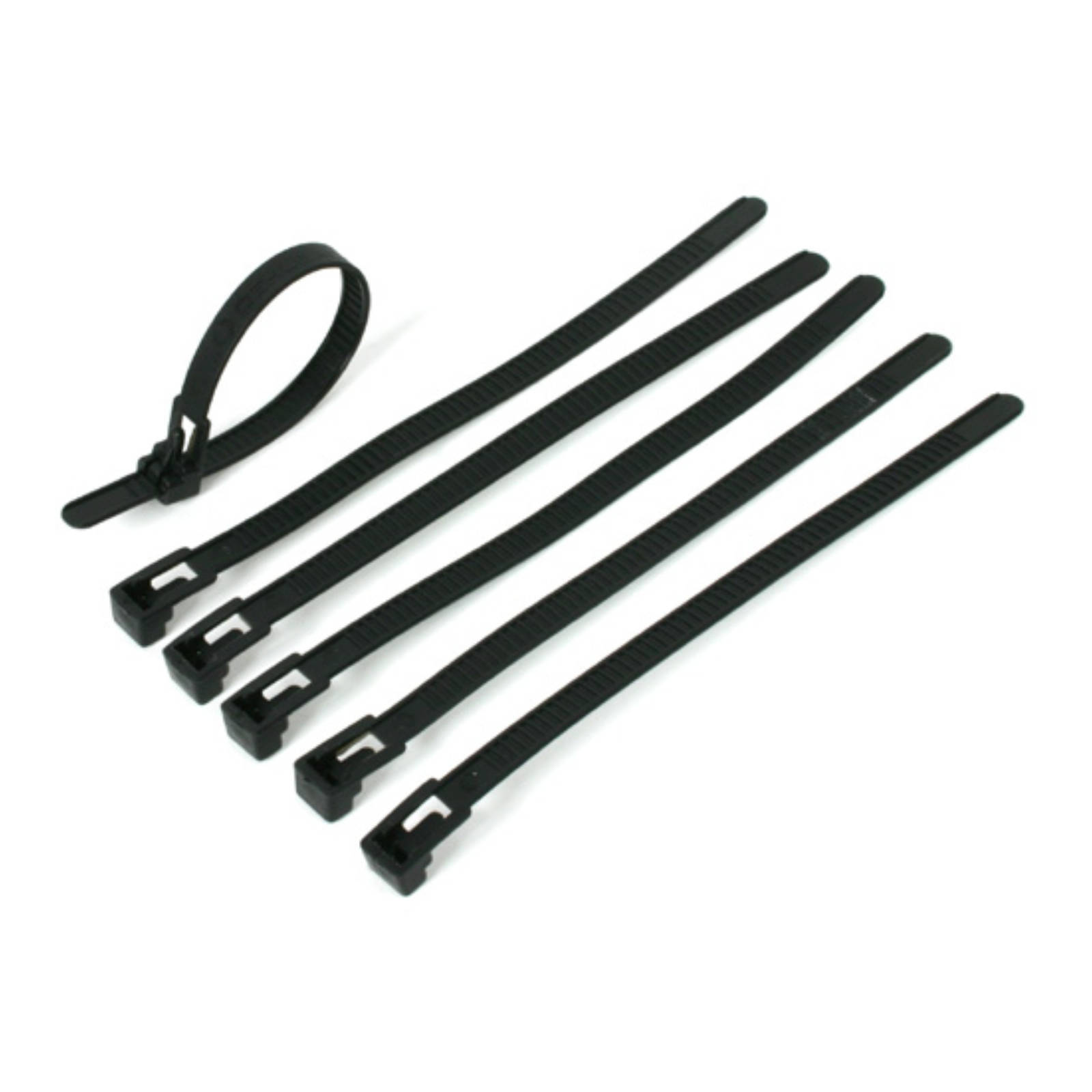 DRC RELEASE TIE WRAP BLACK 150MM 6PCS - Image 2