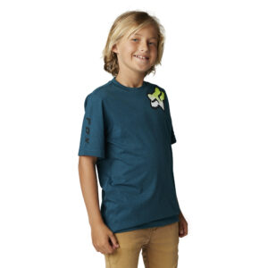 Fox Toxsyk Tee Youth Heather Maui Blue - Image 1