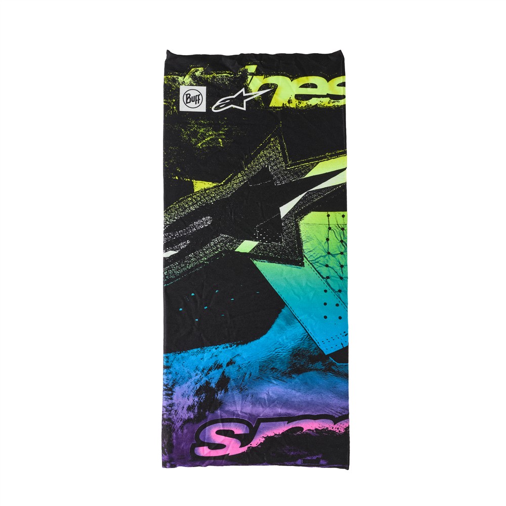 Buff Ignite Neck Tube Black/Pink Fluoro/Yellow Fluoro