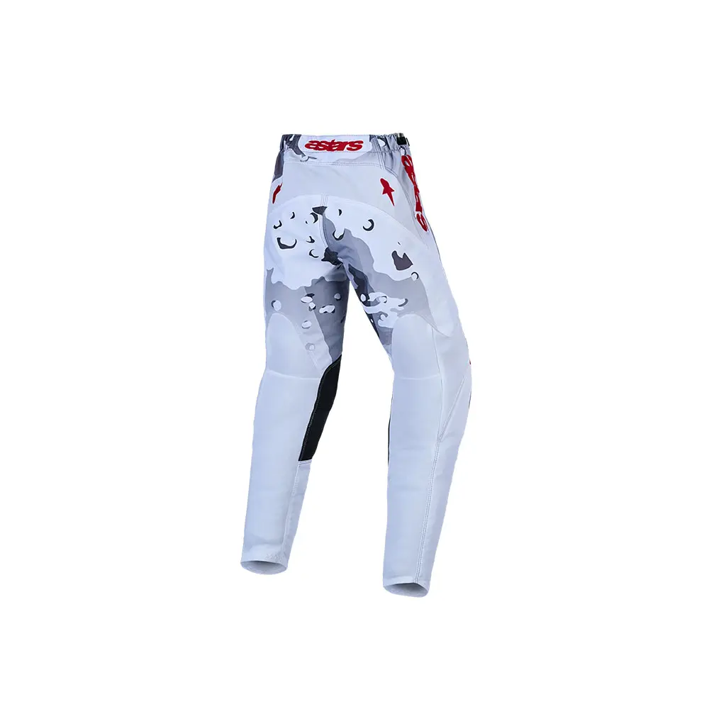 Youth Fluid Lone Pants Gray Camo/White/Fire Red 24