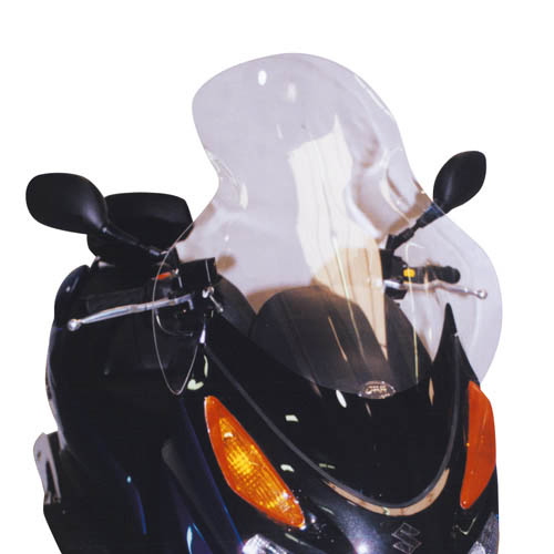 GIVI SCREEN SUZUKI BURGMAN 125-150 '02-'06 CLEAR 20cm TALLER