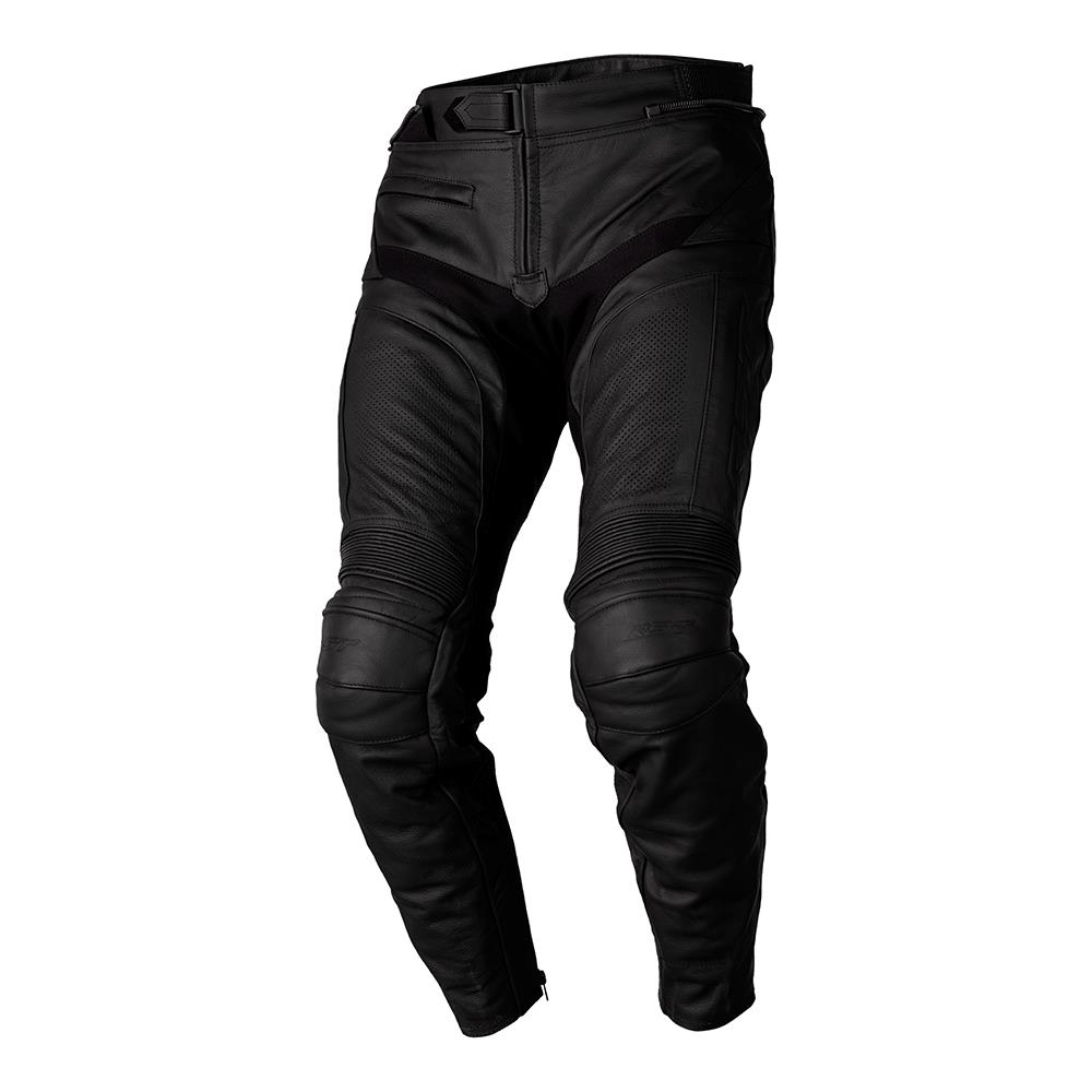RST Tour 1 CE Leather Road Pants Short Leg Black