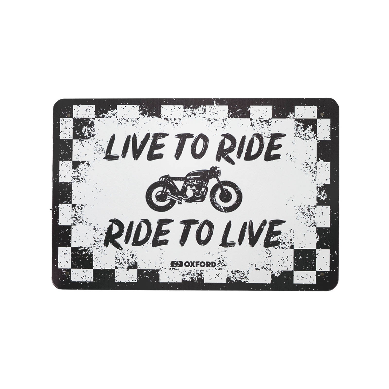 Oxford Garage Metal Sign: Ride - Image 1
