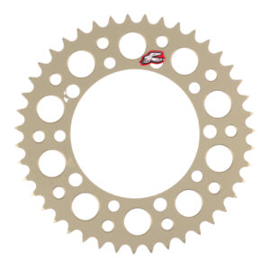 Renthal Sprocket Hard Anodised 43T Silver - Image 1