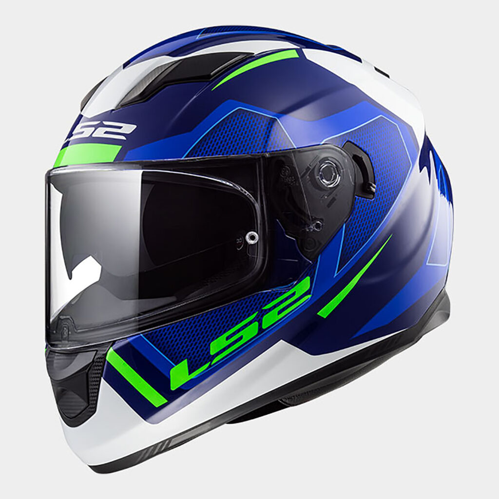 Road Helmet LS2 FF320 Stream Axis White/Blue