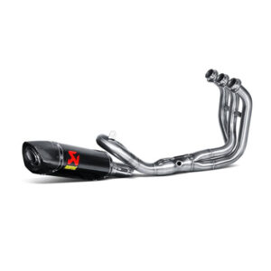 Full Stainless System/Carbon Muffler Yamaha MT09/FZ09 14-20/XSR900 16-21 - Image 1
