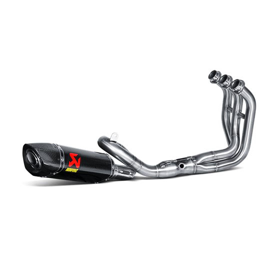 Full Stainless System/Carbon Muffler Yamaha MT09/FZ09 14-20/XSR900 16-21