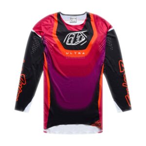 Troy Lee Designs SE Ultra Vision Motocross Jersey Black/Fuchsia - Image 1