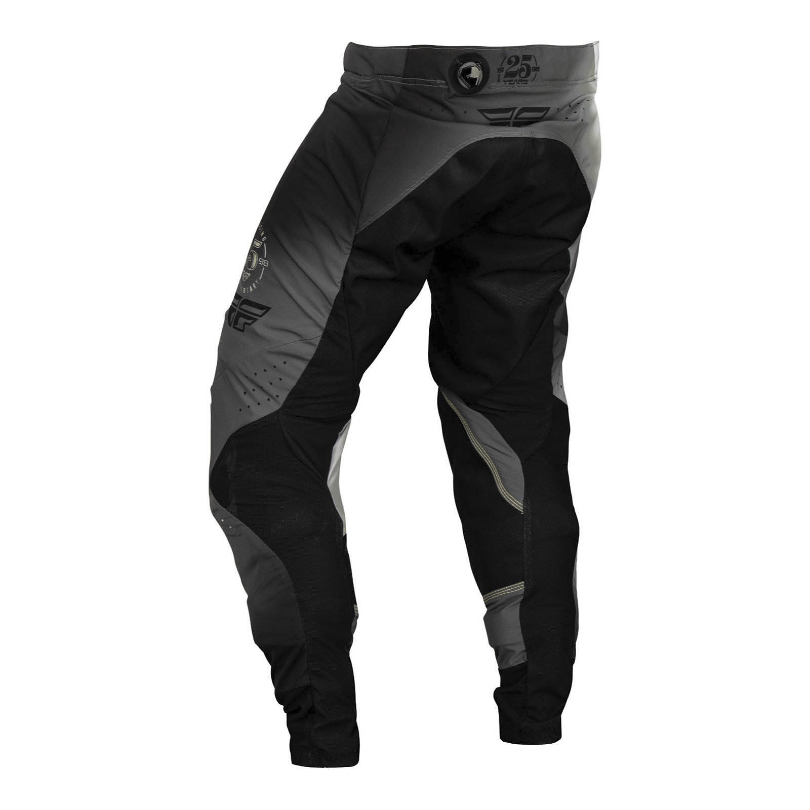 FLY Racing Lite S.E. Legacy Motocross Pants Light Grey / Black - Image 2