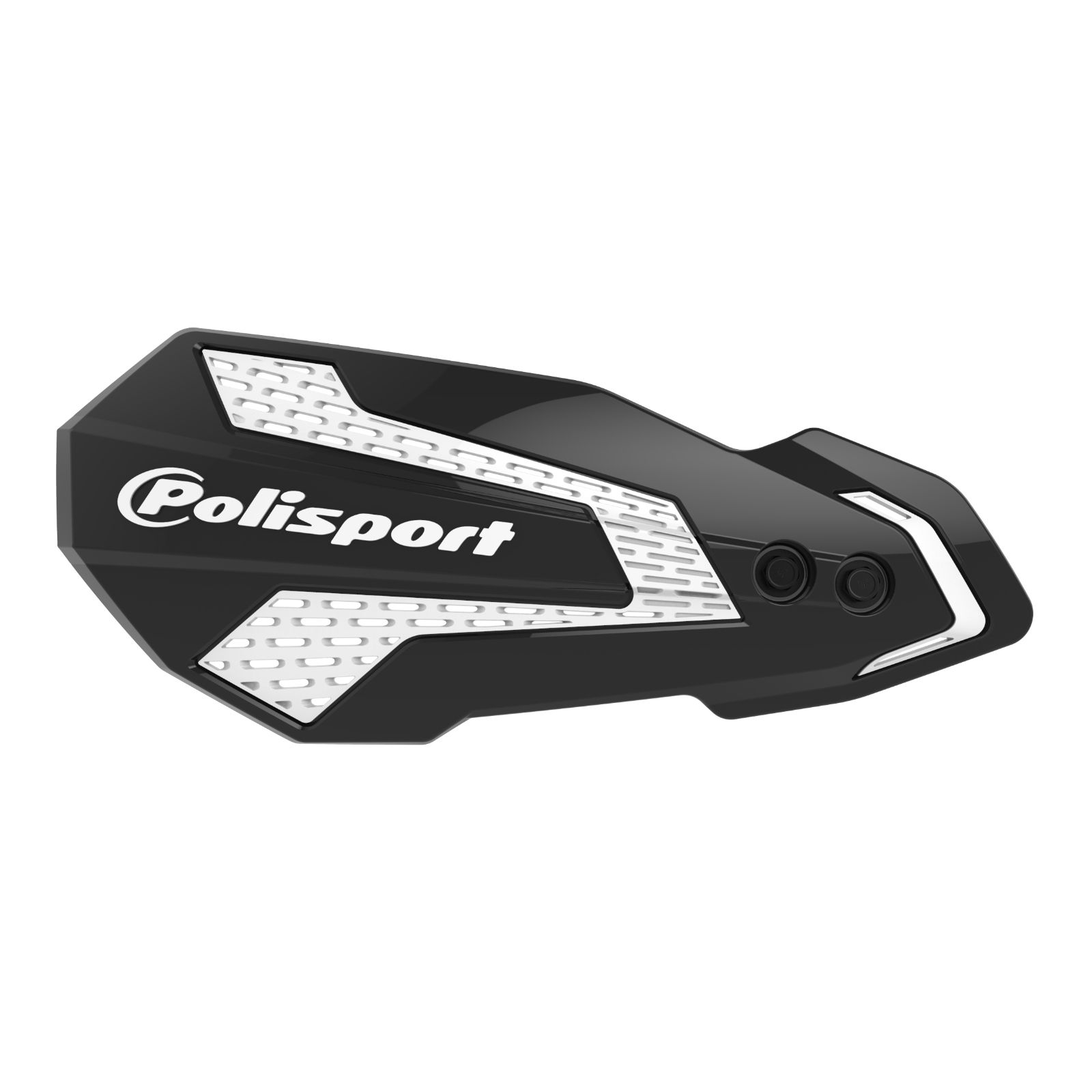 POLISPORT MX FLOW HANDGUARD BLK/WHT CRF450F/RX 21-22 - Image 1