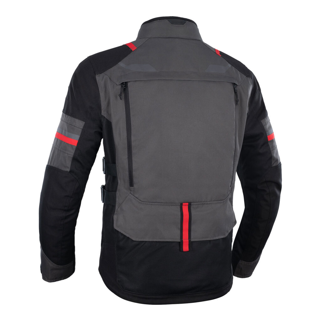 Oxford Rockland MS Road Jacket Charcoal Black / Red