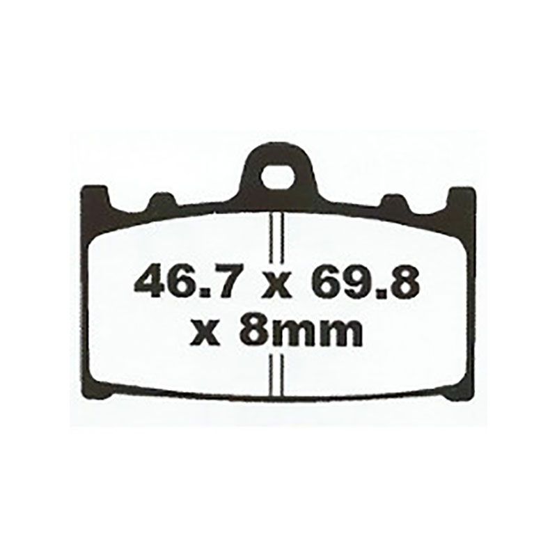 PREMIER BRAKE PADS HI-PERF SINT PH053 - KAW | SUZ