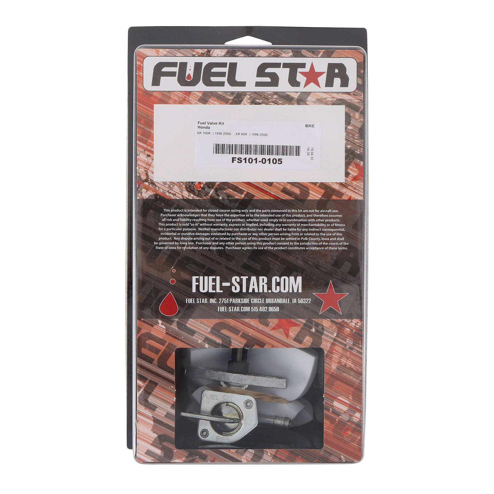 All Balls Racing Fuel Tap Kit (FS101-0105) - Image 1