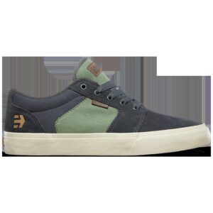Etnies Barge LS Shoes Grey/Green - Image 1