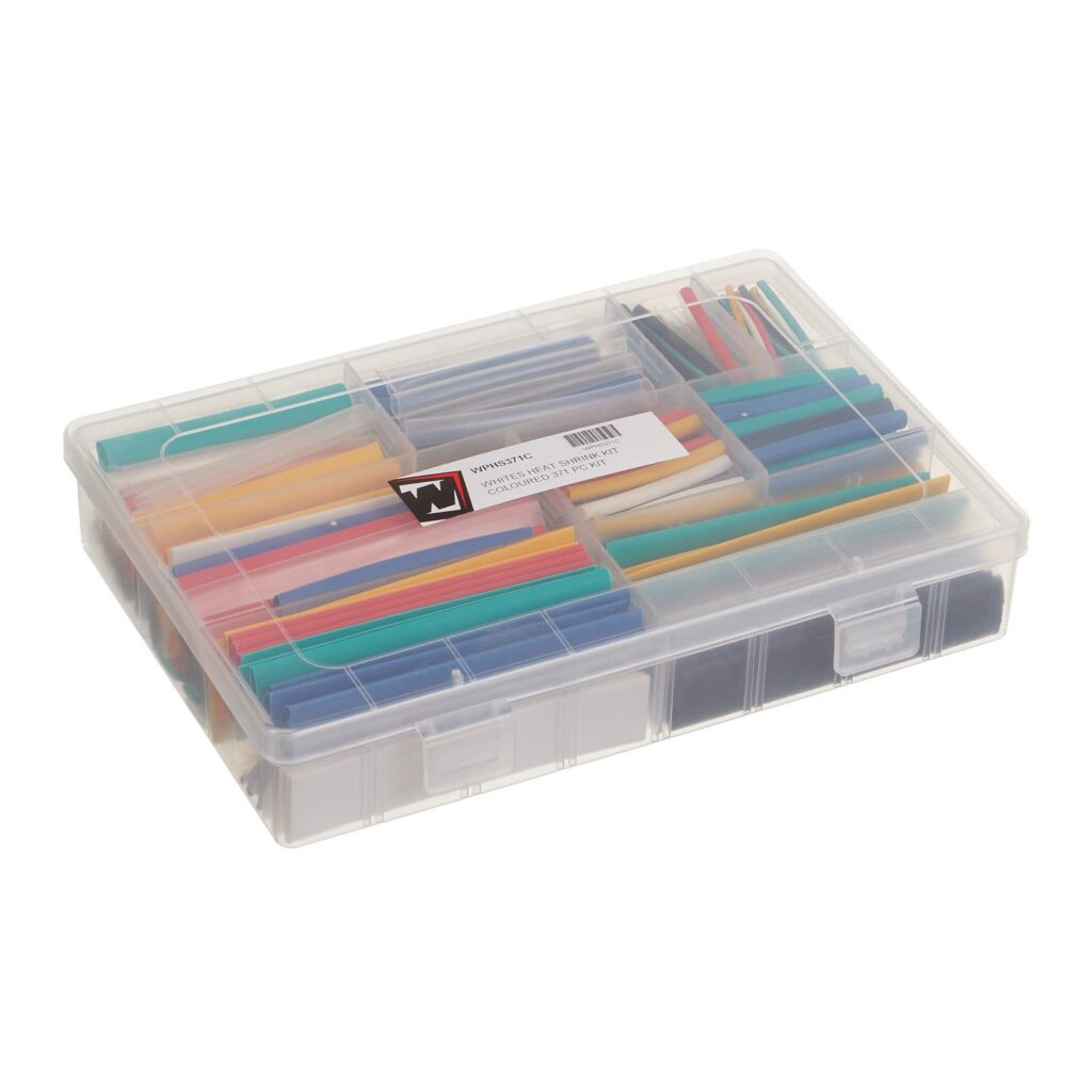 WHITES HEAT SHRINK KIT COLOURED 371 PC KIT