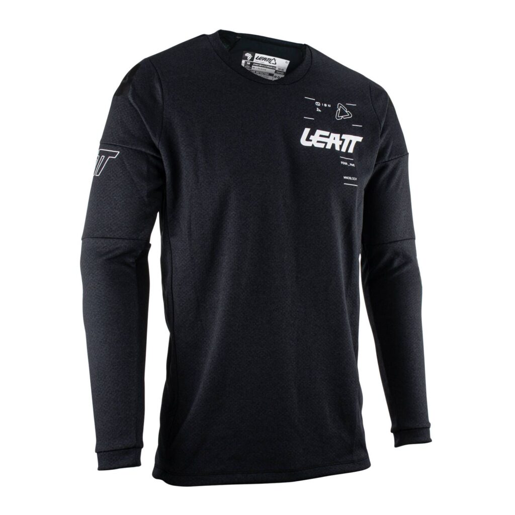 Leatt Moto 4.5 Windblock Motocross Jeresy Black