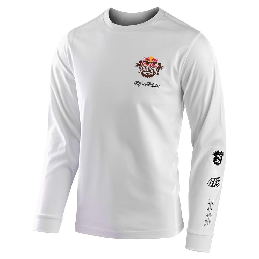 Troy Lee Designs x RedBull Rampage Scorched Long Sleeve Tee White