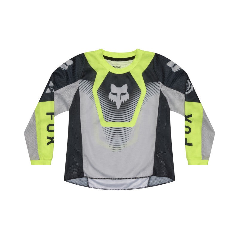 Fox  180 Collect Motocross Jersey Kids Grey/Yellow