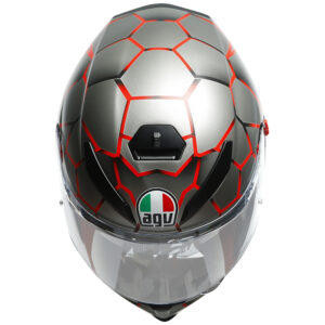 AGV K5 S Road Helmet Vulcanum Red - Image 7