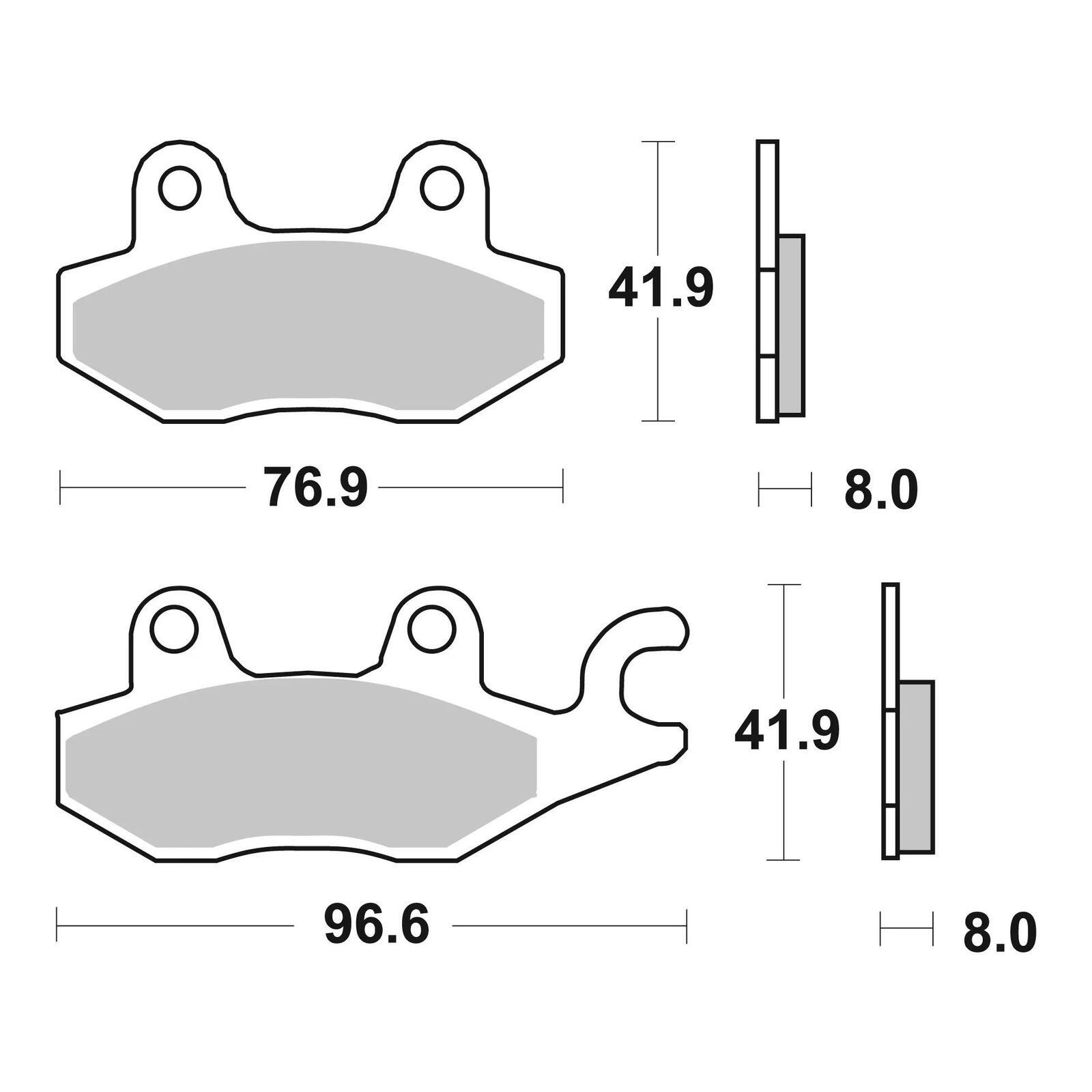 Brembo Brake Pad - Sintered Front - Image 2