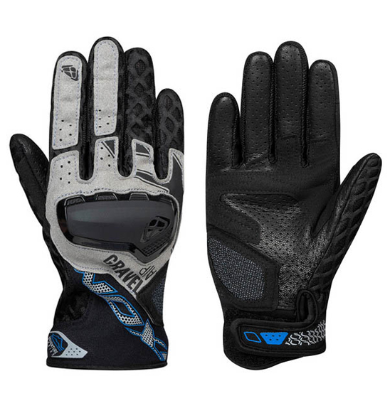 Ixon Gravel Air Road Gloves Black/Grey/Blue