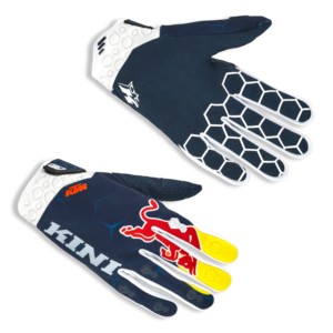 KTM Kini-RB Competition Motocross Gloves Kids White/Navy