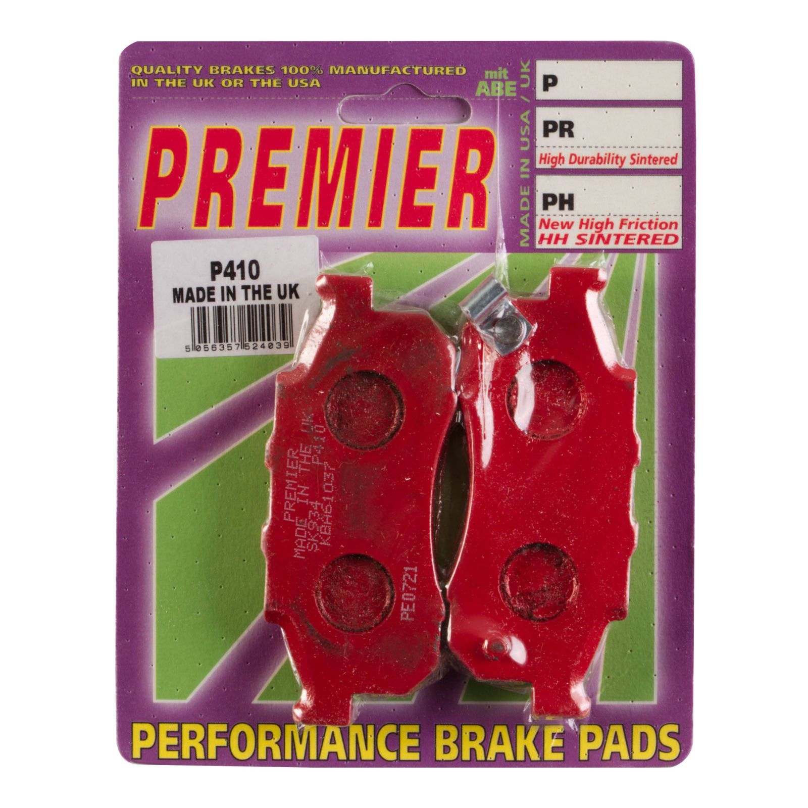 PREMIER BRAKE PADS P410 - HON - Image 1