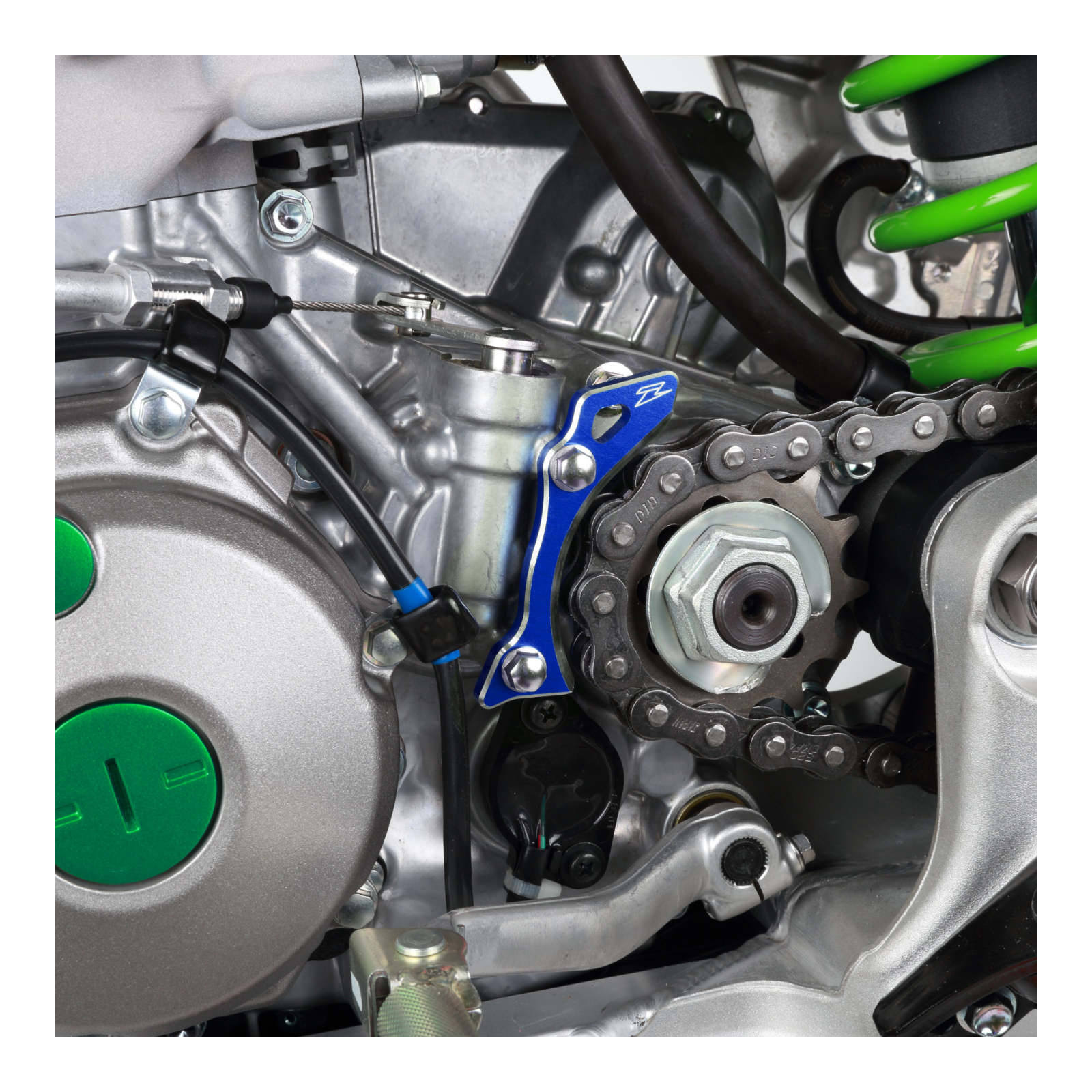 Zeta Case Saver for KX250/F '17-'20, KX450F '16-'18 - Blue - Image 4