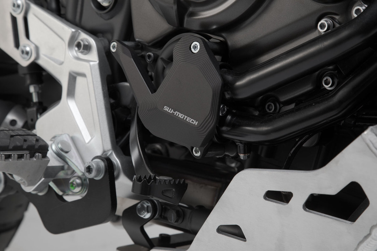 WATER PUMP PROTECTION SILVER/BLACK. YAMAHA XT700Z TENERE 19-21 - Image 1