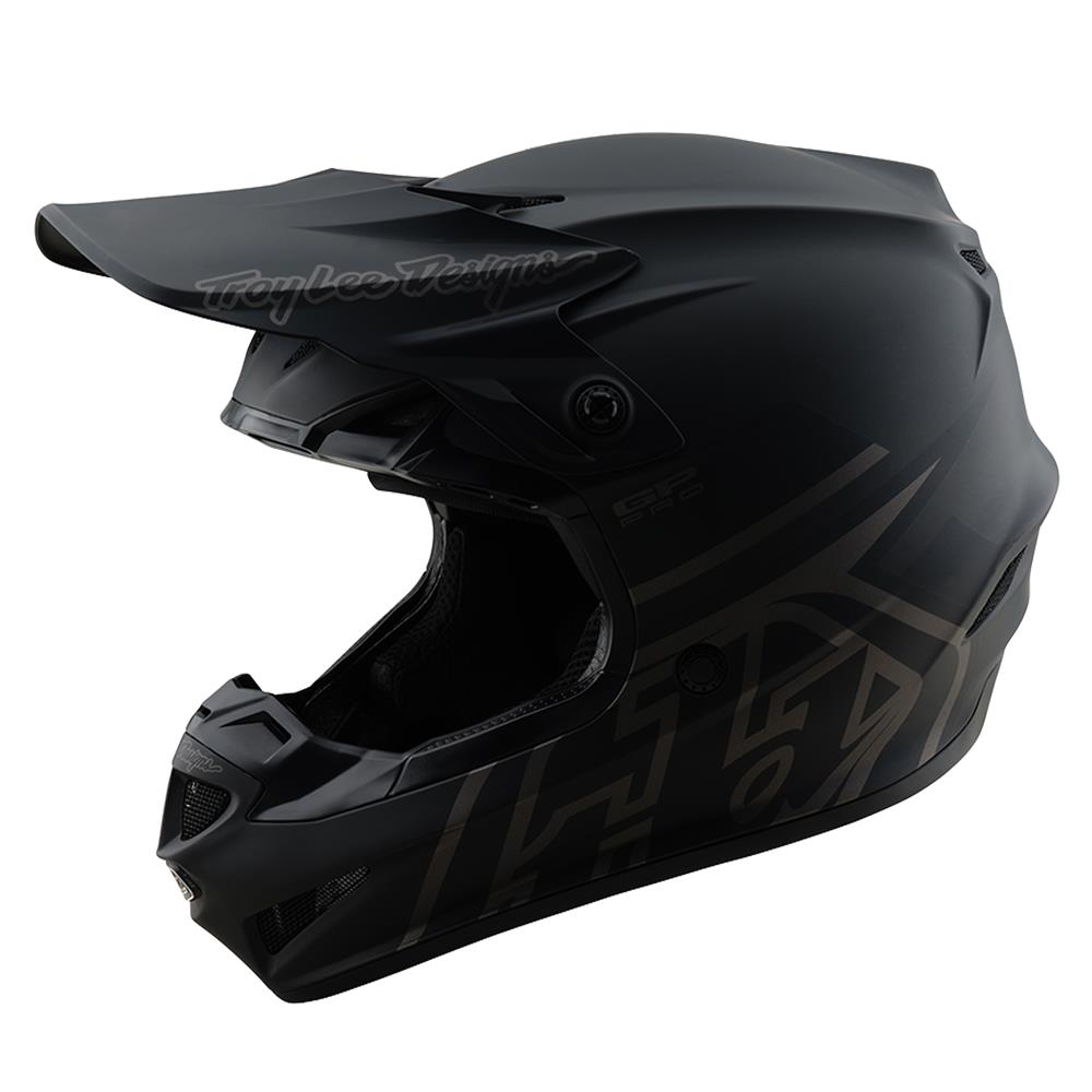 Troy Lee Designs GP Pro Motocross Helmet Mono Black