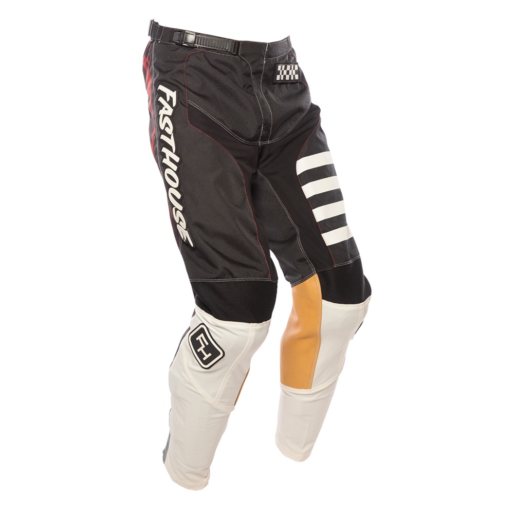 Fasthouse Youth Grindhouse Bereman Motocross Pants Black/Cream