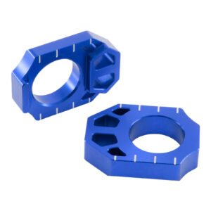 Zeta Rear Axle Block Kawasaki KX/KXF '03-16 ,Suzuki RMZ '04- Blue - Image 2