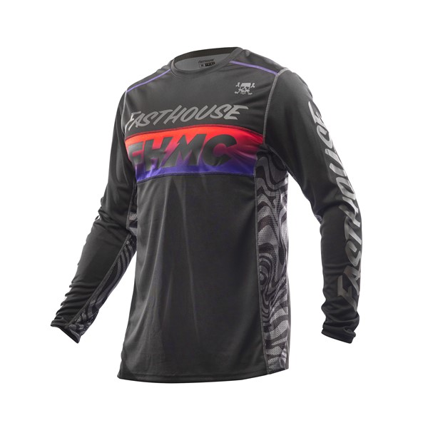Fasthouse Grindhouse Nova Motocross Jersey Youth Black/Black