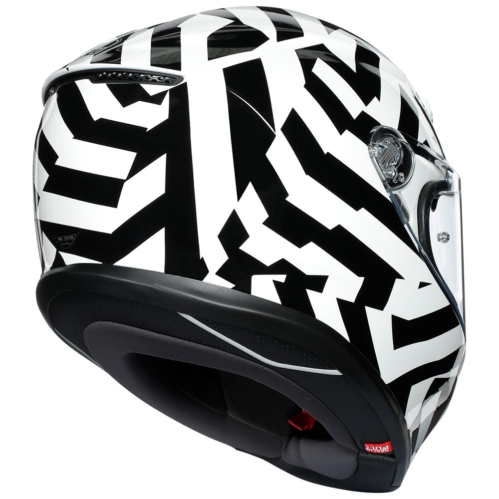 Road Helmet AGV K-6 Secret Black/White
