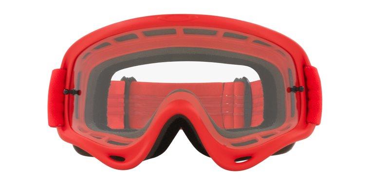 Oakley Oframe Motocross Goggles Red With Clear Lens