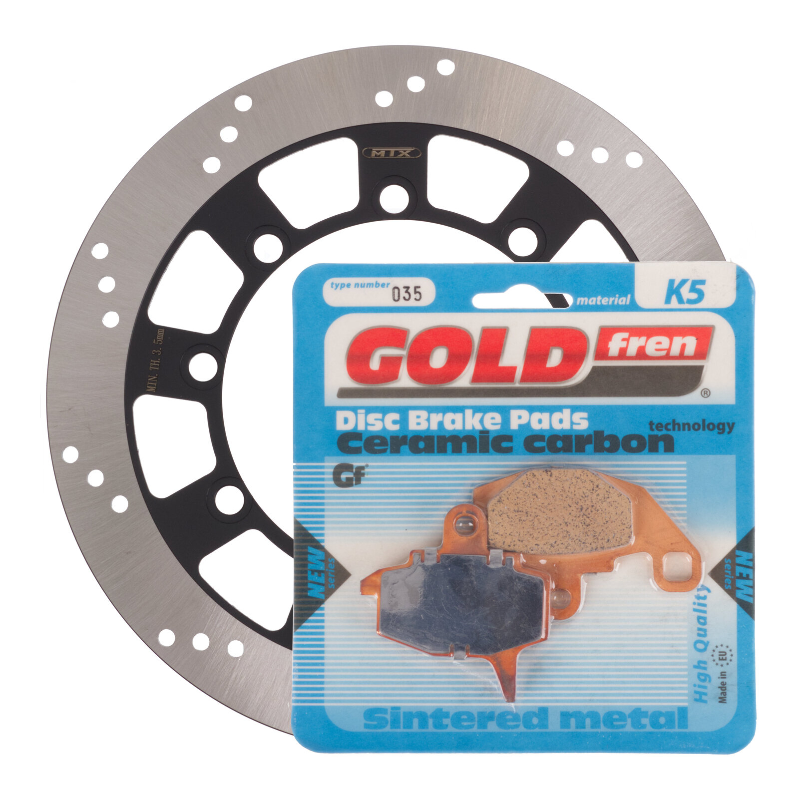 Brake Disc & Pad Front Kit - Kawasaki KLR650 '05-'07 - Image 1