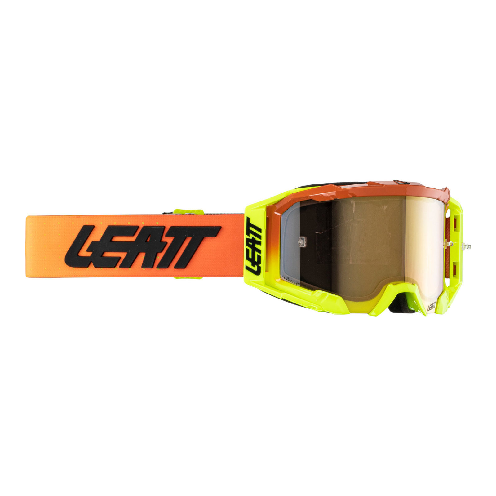 Leatt Velocity 5.5 Motocross Goggles Iriz Citrus Bronze UC 68% - Image 1