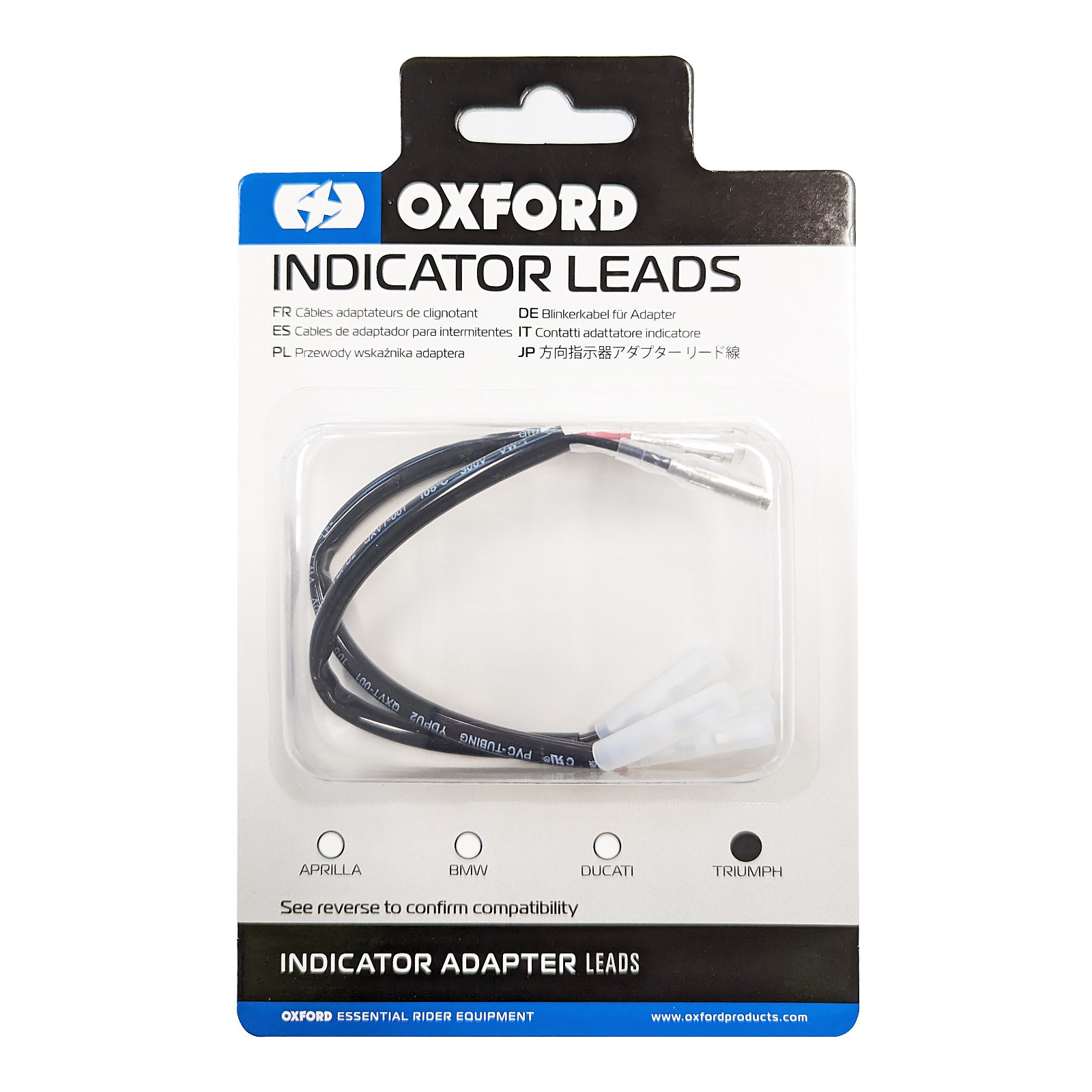 Oxford Indicator Leads - Triumph - Image 1