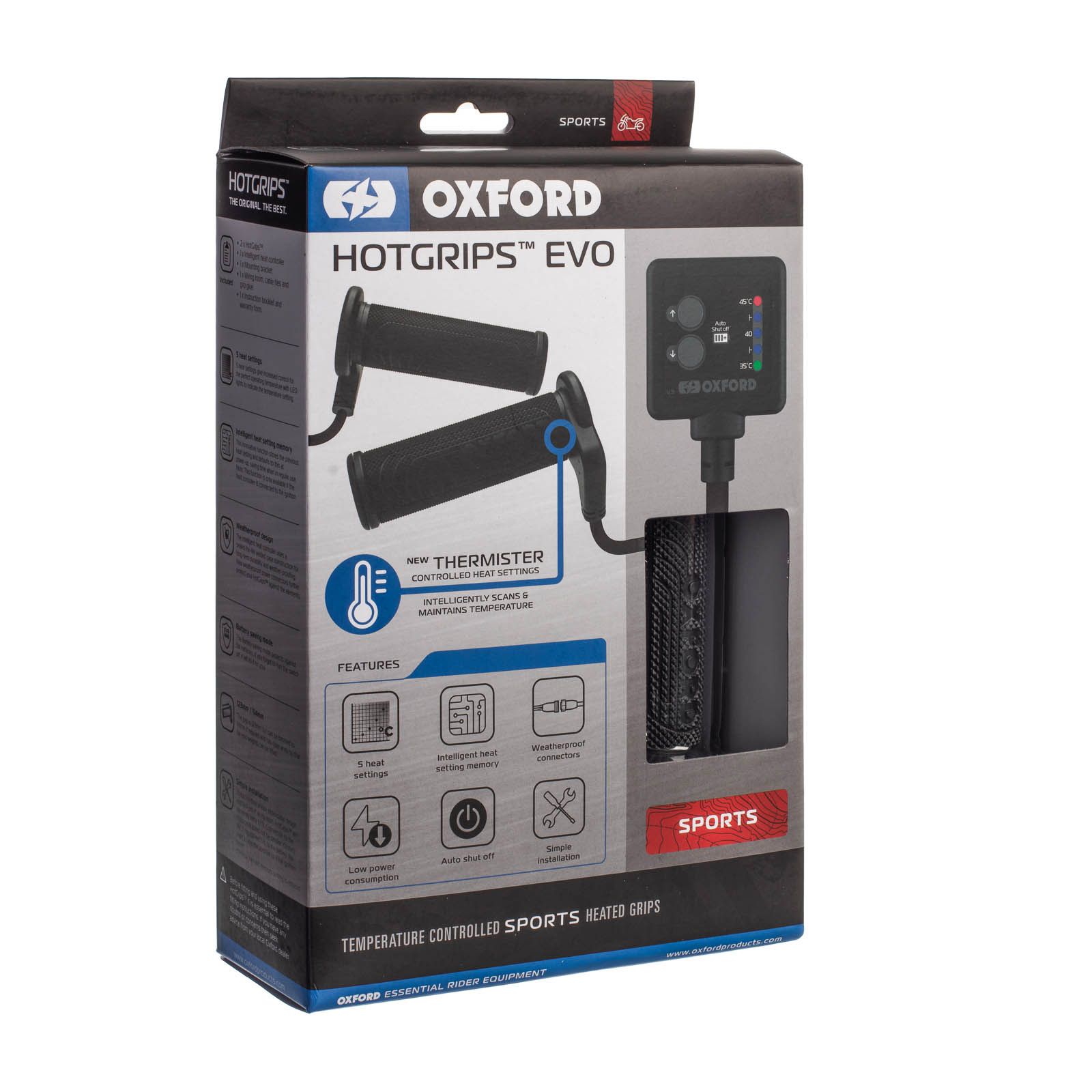 Oxford Hot Grips Evo Sports V9 Thermister Switch - Image 1