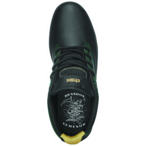 Etnies Semenuk Pro Shoes Black/Green/Gold - Image 3