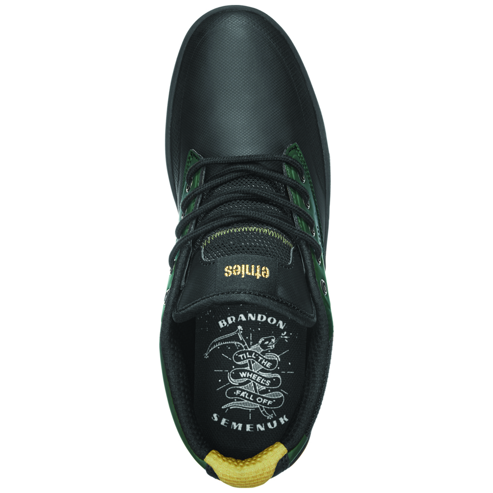 Etnies Semenuk Pro Shoes Black/Green/Gold